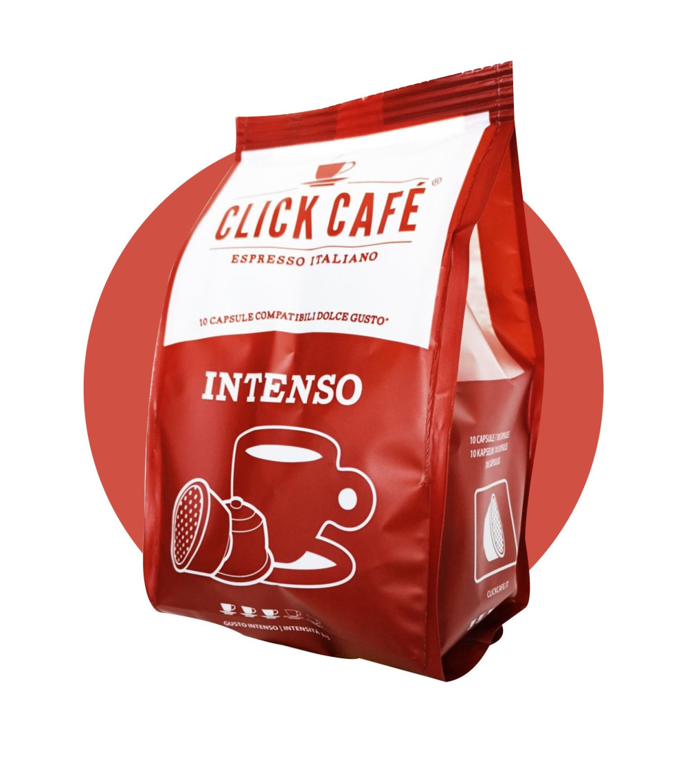 10 CAPSULE INTENSO DOLCE GUSTO CLICK CAFE' (10X10) 10 CAPSULE INTENSO DOLCE GUSTO CLICK CAFE' (10X10)