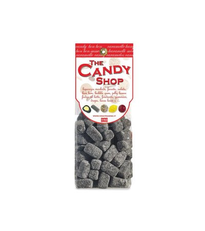 Liquirizie morbide senza gelatine animali, 130 g.