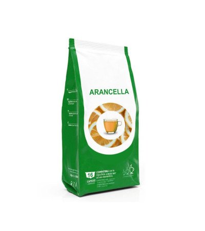 16 capsule compatibili A Modo Mio Arancella