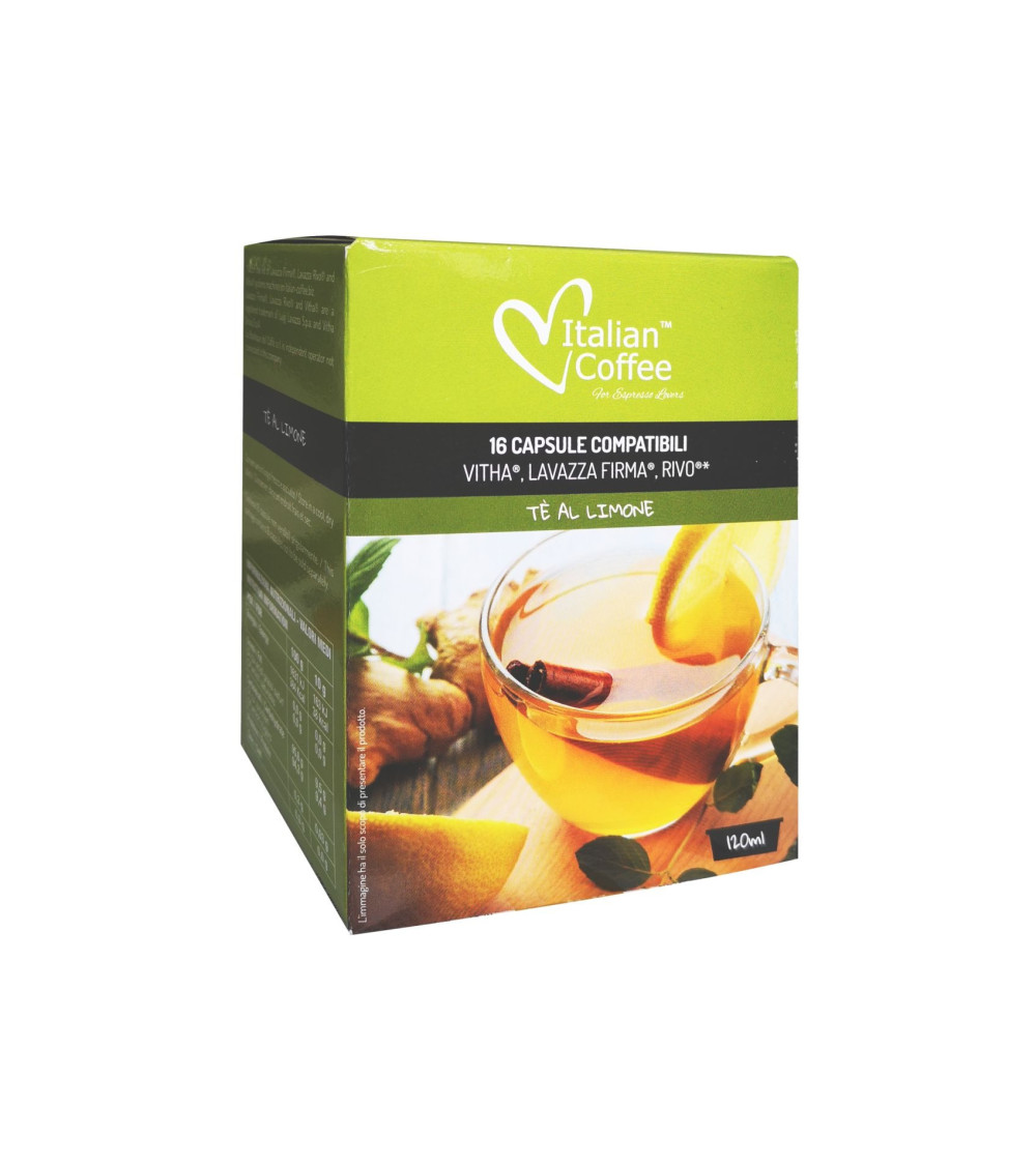 16 capsule compatibili Lavazza Firma, tè al limone