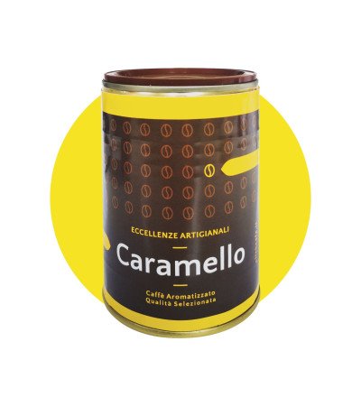 Caffè Macinato al Caramello, Barattolo da 125 gr