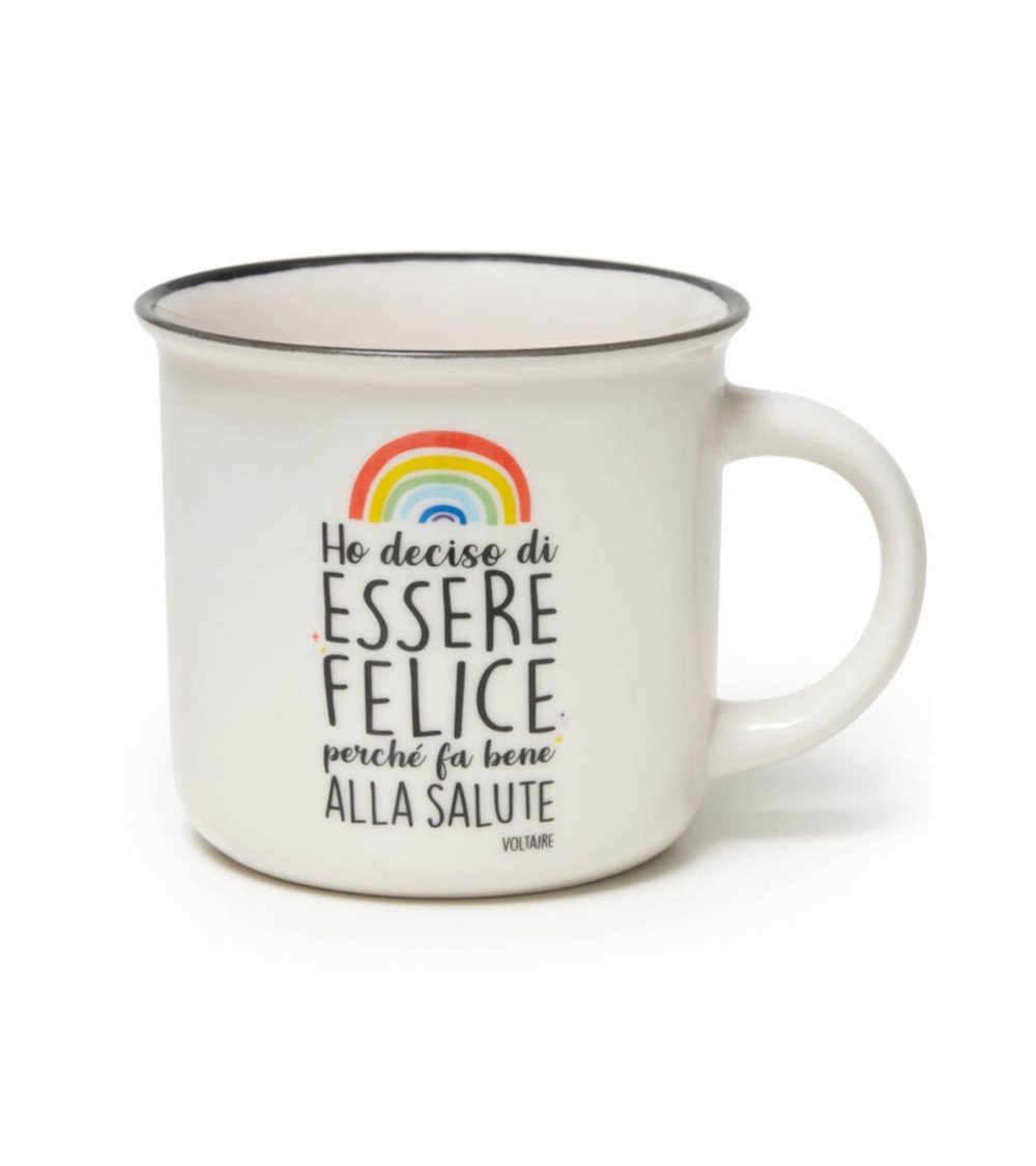 Tazza da cappuccino, felicità Tazza da cappuccino, felicità