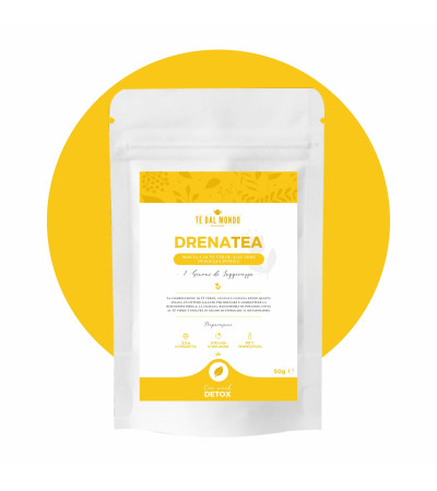 Linea Detox DrenaTea Tè dal Mondo, Sacchetto da 50gr