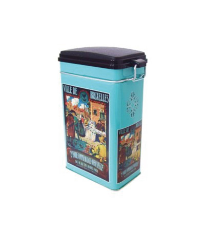 Barattolo da Caffè Stampe Antiche Verde Acqua 250gr