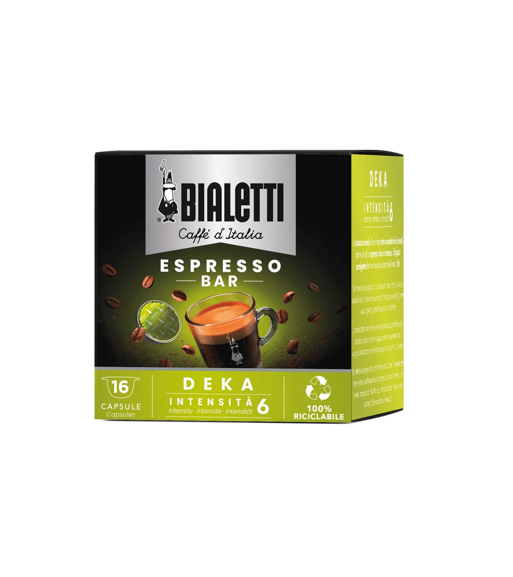 Capsule Bialetti, Miscela Decaffeinata Capsule Bialetti, Miscela Decaffeinata