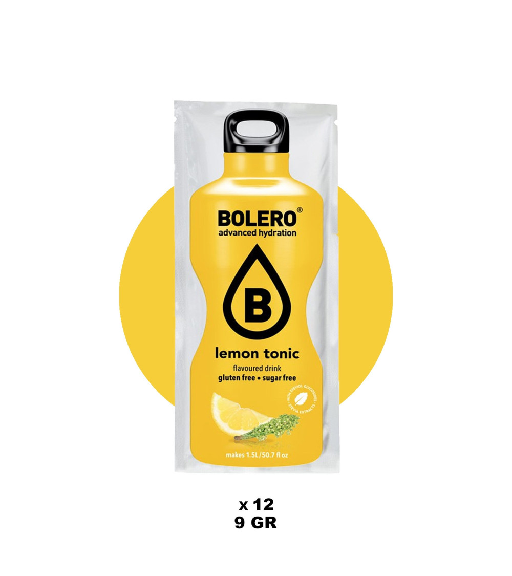 Bolero Drinks Lemon Tonic 12 Bustine da 9gr Bolero Drinks Lemon Tonic 12 Bustine da 9gr