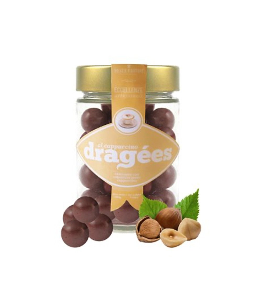 DRAGEES AL CROCCANTE E CIOCCOLATO AL CAPPUCCINO 200GR DRAGEES AL CROCCANTE E CIOCCOLATO AL CAPPUCCINO 200GR