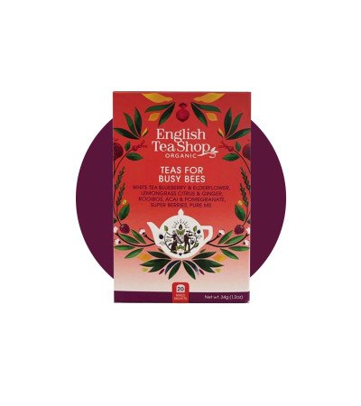 Filtri misti English Tea Shop, Teas For Busy Bees Box da 20