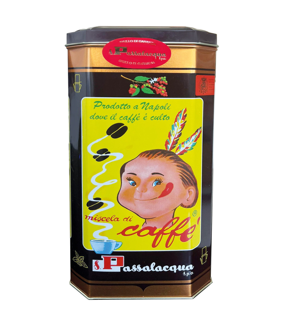 Caffè Macinato Passalacqua, Latta 1 Kg Caffè Macinato Passalacqua, Latta 1 Kg