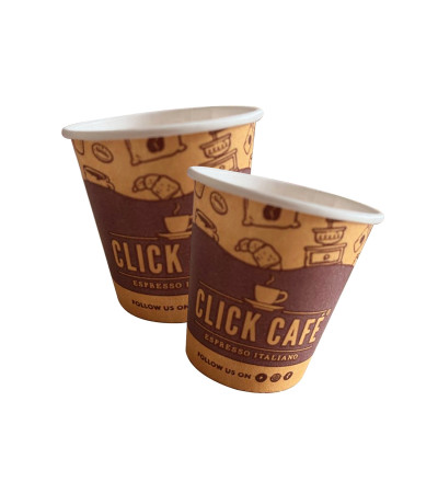 Bicchierini di carta 25pz Click Café 80ml