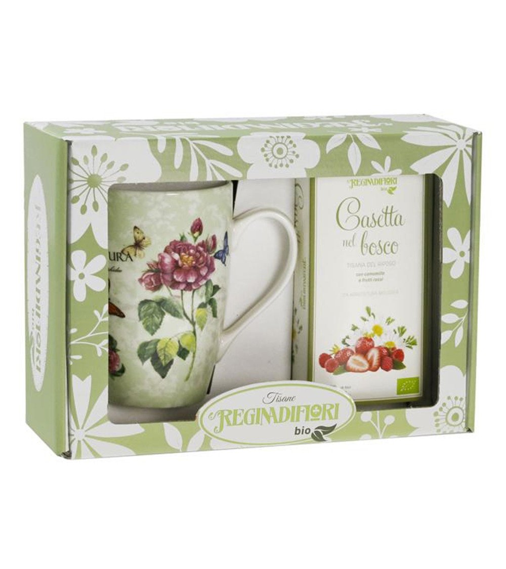 Scatola Regalo Mug + Tisana regina di fiori