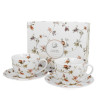 Set 2 Tazze Cappucino Con fiorellini