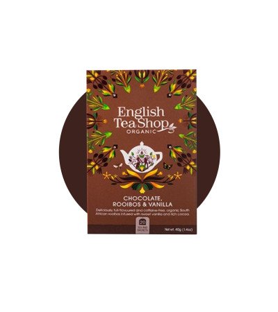 Tè rooibos English Tea Shop - Tè Rooibos Cioccolato & Vaniglia Bio