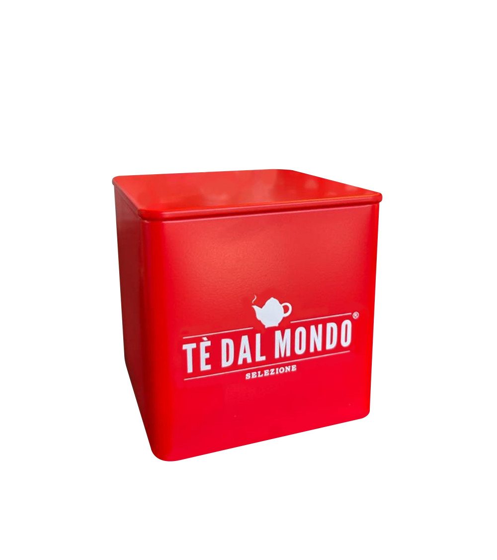 Latta rossa "Tè dal mondo" Latta rossa "Tè dal mondo"