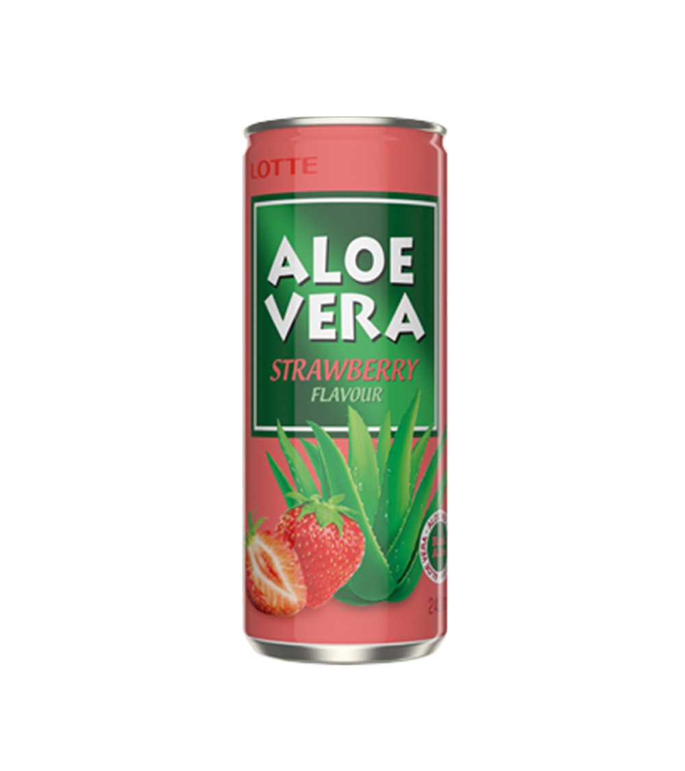 Bevanda aloe vera gusto fragola in lattina Bevanda aloe vera gusto fragola in lattina