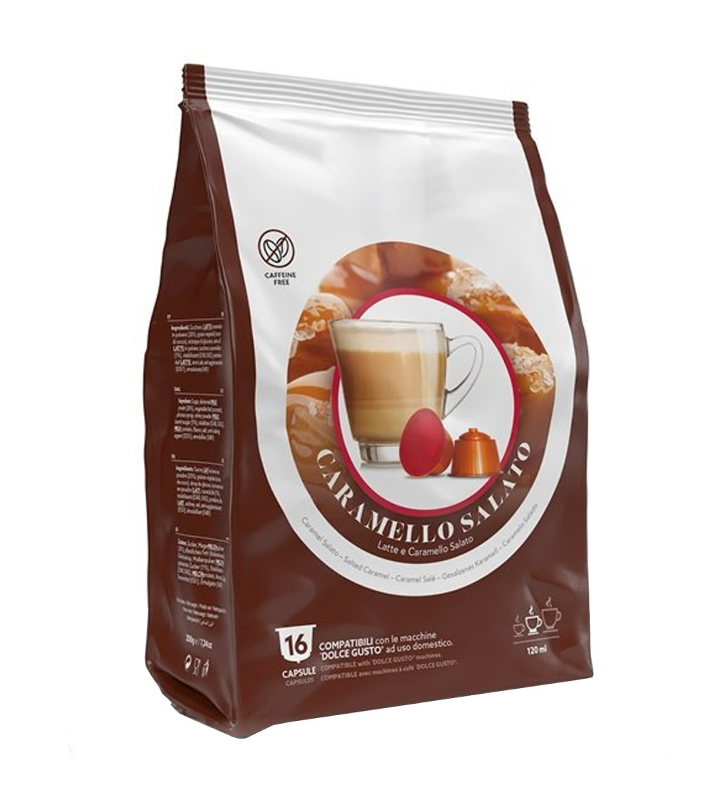 Capsule compatibili Dolce Gusto, Caramello salato Capsule compatibili Dolce Gusto, Caramello salato