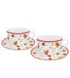 Set Christmas Collection 2 Tazze Con Piattino Sweet Christmas