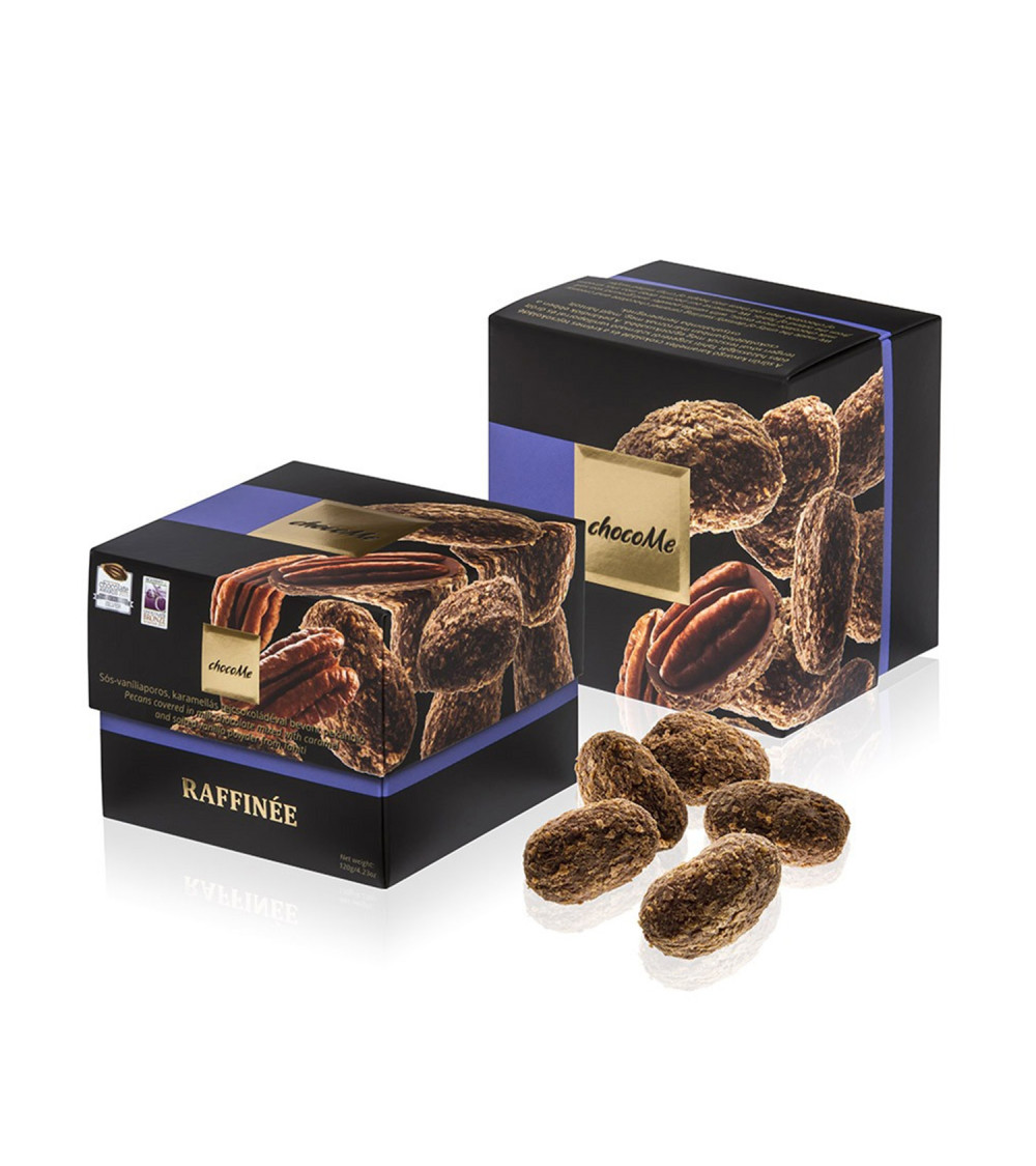 Noci Pecan Ricoperte da Ciocccolato E Wafer Croccante Noci Pecan Ricoperte da Ciocccolato E Wafer Croccante