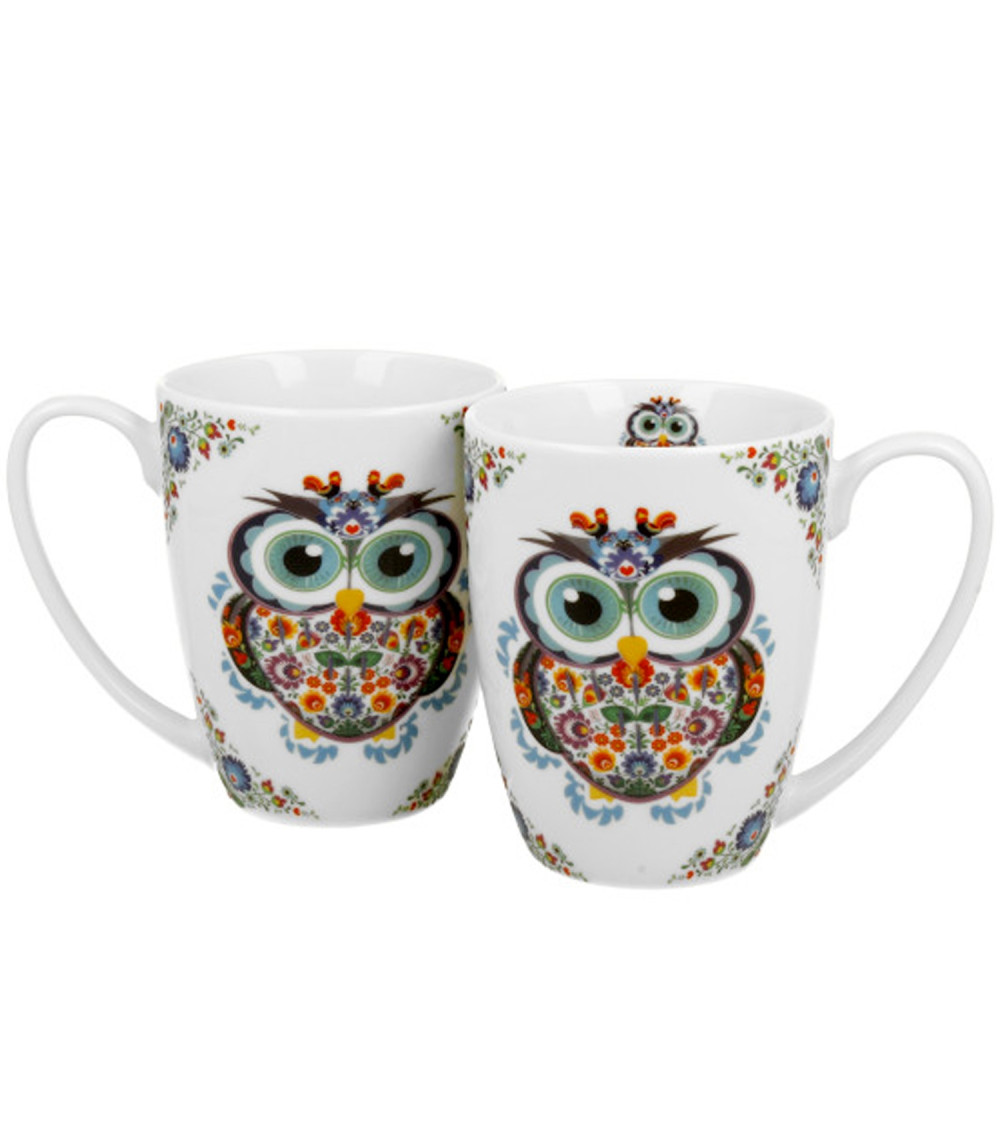 Set 2 Tazze ''Gufo'' in confezione regalo Set 2 Tazze ''Gufo'' in confezione regalo