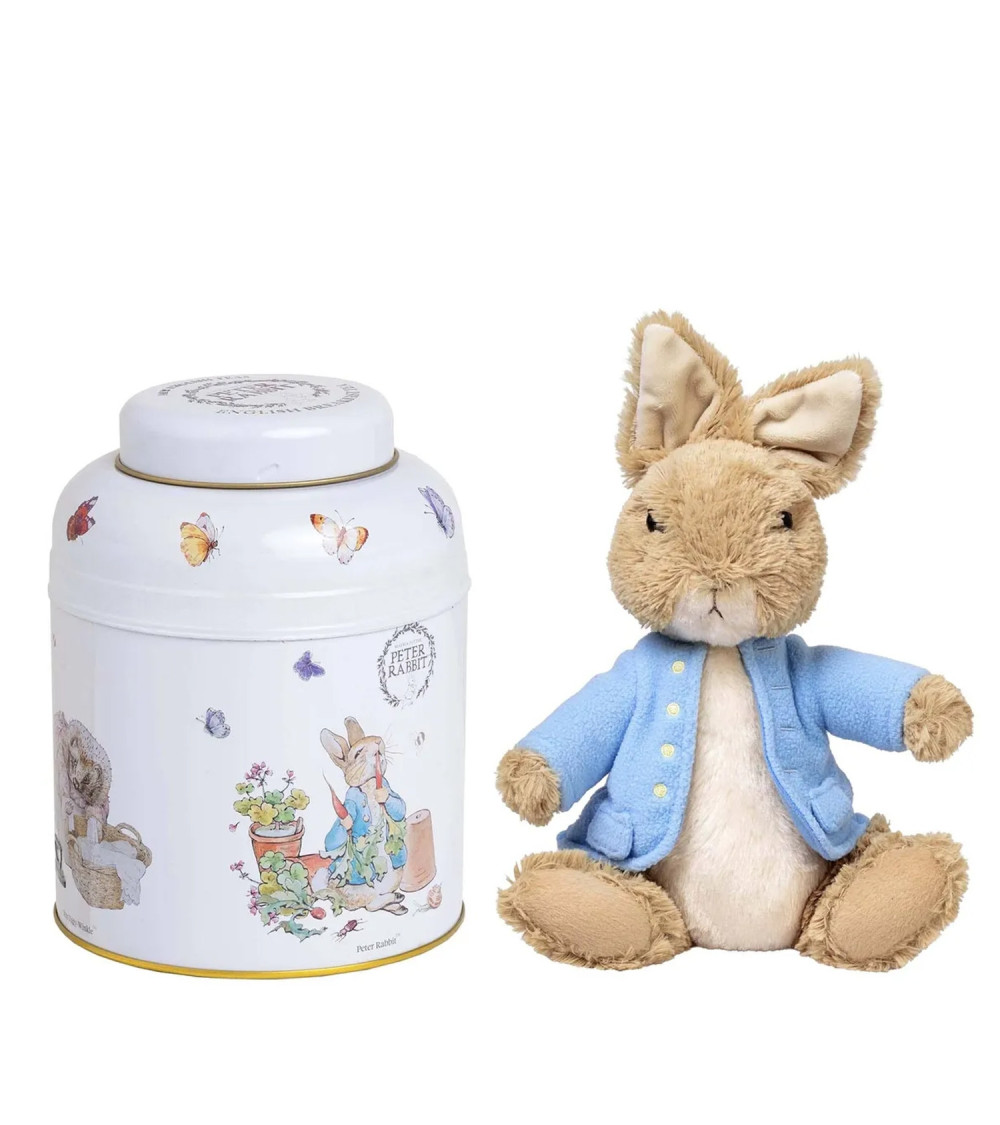 Gift Box Latta Peter Rabbit Con Peluche, 80 filtri English Breakfast Gift Box Latta Peter Rabbit Con Peluche, 80 filtri English Breakfast