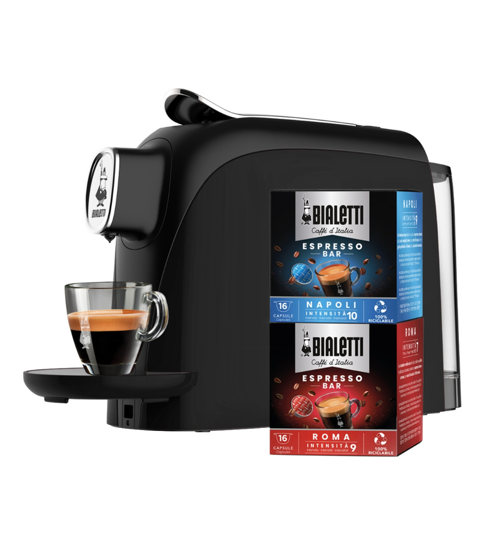 Macchina Bialetti Bundle Mignon nera Macchina Bialetti Bundle Mignon nera
