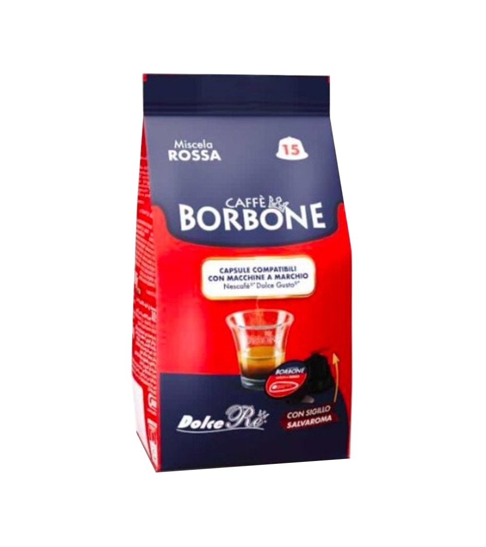 Capsule Dolce Gusto Miscela rossa Borbone