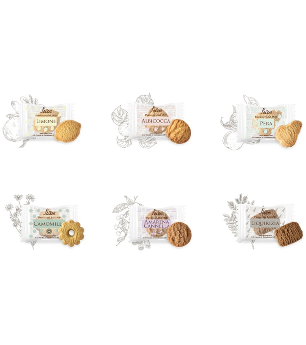Biscotti Monoporzione 6 Gusti Frutta e meditazione