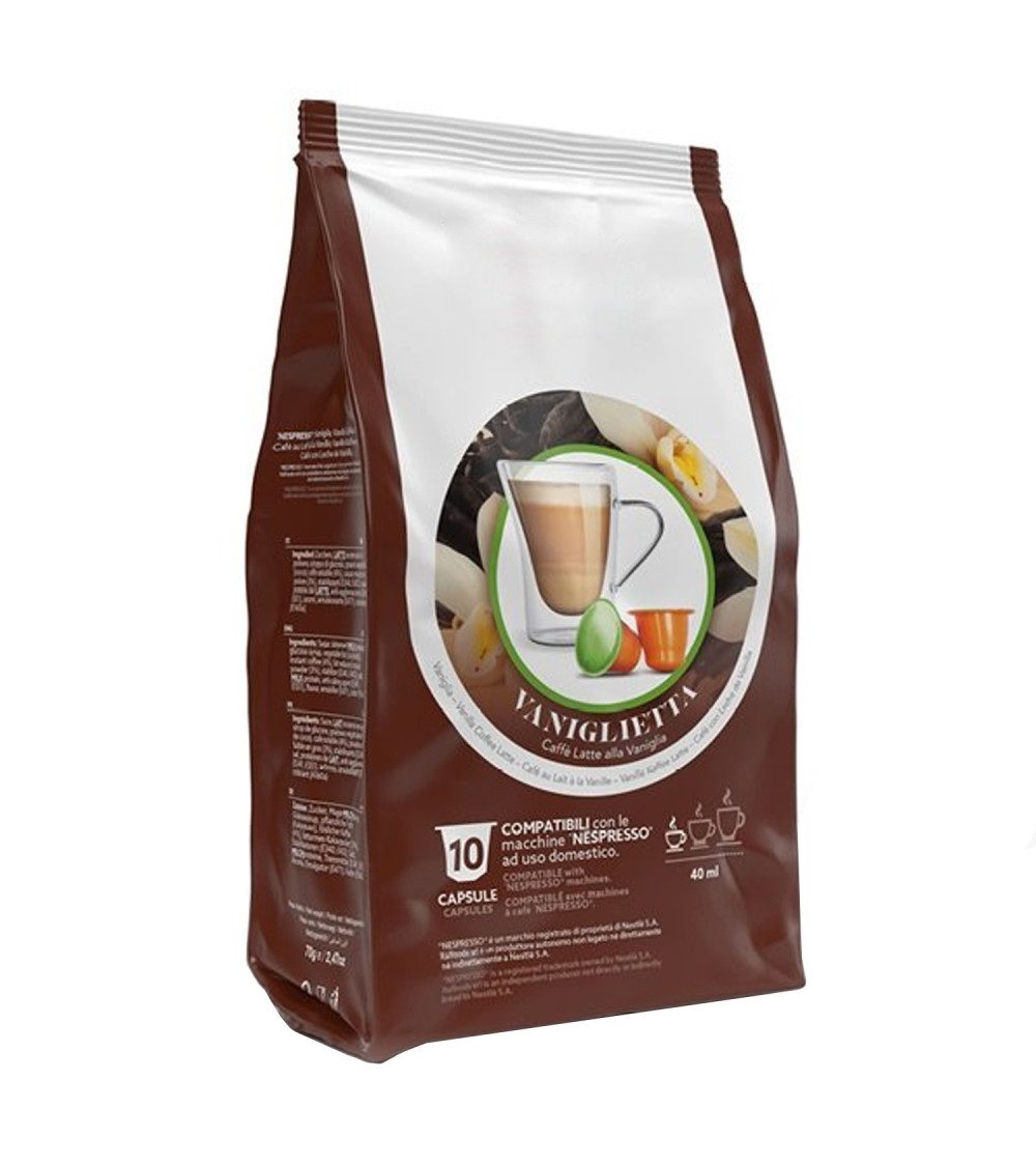 Capsule compatibili Nespresso Caffè alla vaniglia Dolce Vita Capsule compatibili Nespresso Caffè alla vaniglia Dolce Vita
