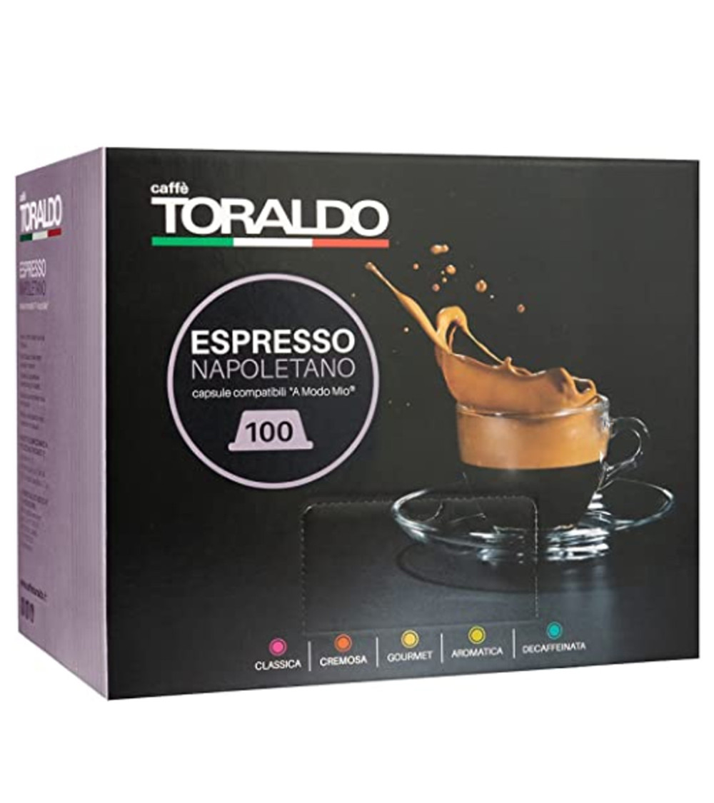 Capsule caffè a modo mio, caffè Toraldo miscela Cremosa Capsule caffè a modo mio, caffè Toraldo miscela Cremosa
