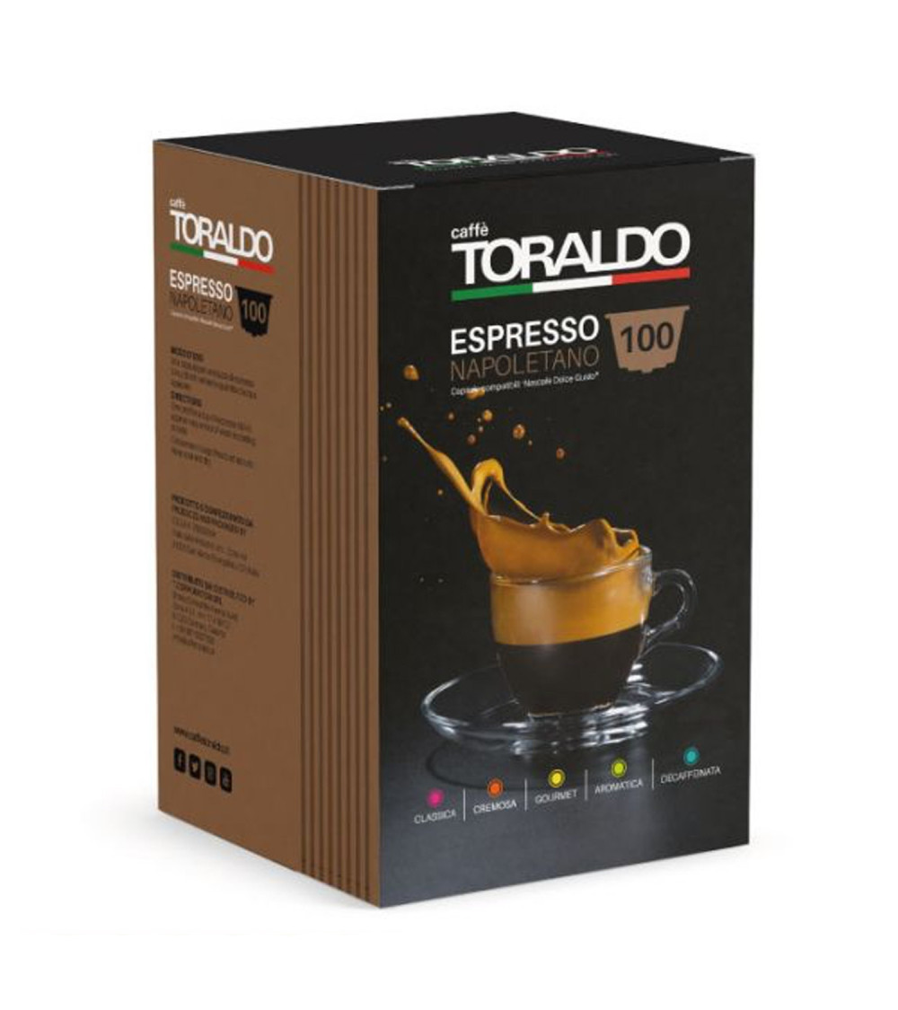 Capsule caffè Toraldo dolce gusto, miscela cremosa Capsule caffè Toraldo dolce gusto, miscela cremosa