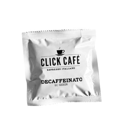 100 Cialde In Carta Filtro Click Café Decaffeinato
