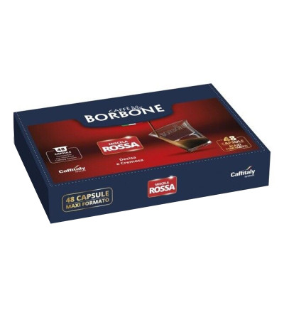 Capsule Caffitaly, miscela rossa Caffè Borbone 48 capsule