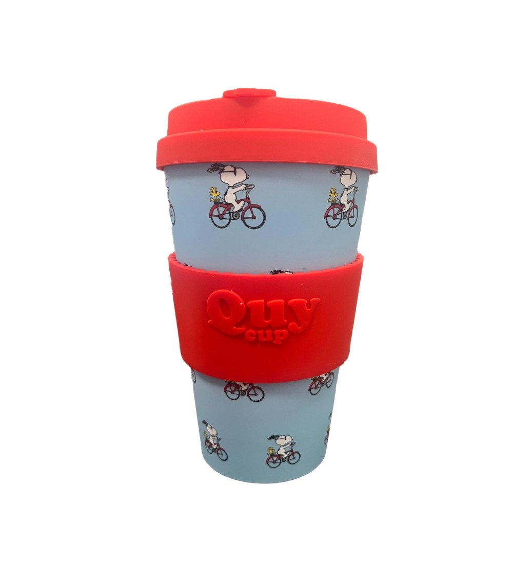 Tazza Quy Cup Snoopy bici, 400 ml