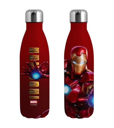 Borraccia Termica In Acciaio Inox Iron man, 500 ml