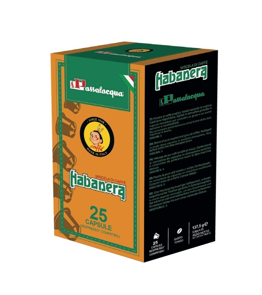 Passalacqua Capsule Compatibili Nespresso Habanera