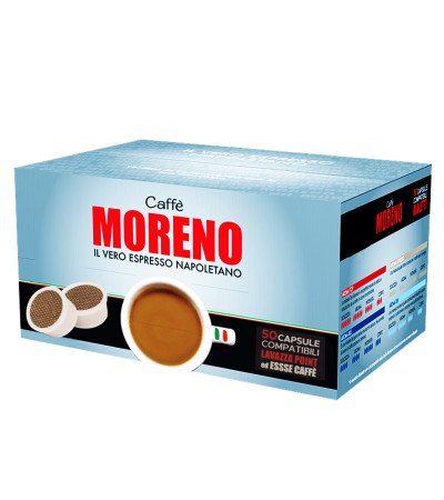 Caffè Moreno 50 Capsule Espresso Point- ESSSE, Miscela Aroma Espresso