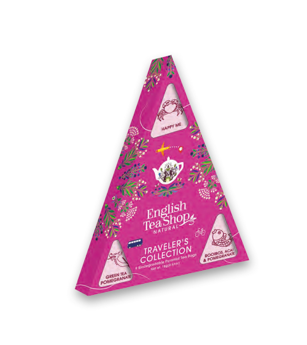 English Tea Shop Piramide Pink Collection, Degustazione 9 Tè Bio English Tea Shop Piramide Pink Collection, Degustazione 9 Tè Bio