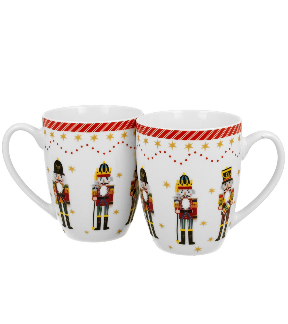 Coppia di tazze ''Christmas schiaccianoci'' in confezione regalo. Coppia di tazze ''Christmas schiaccianoci'' in confezione regalo.