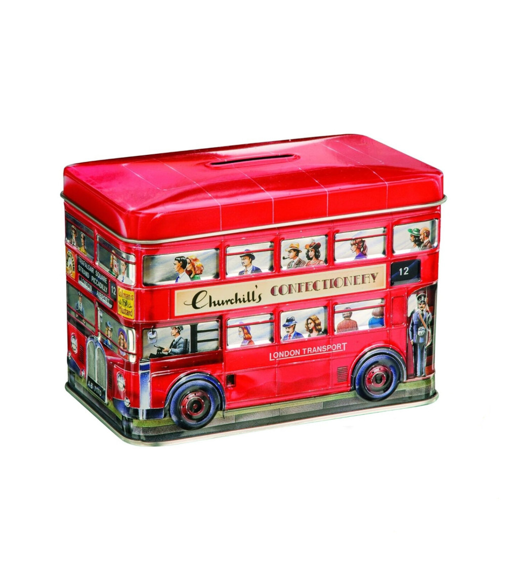 London Bus In Metallo Con Toffee Inglesi Tradizionali London Bus In Metallo Con Toffee Inglesi Tradizionali