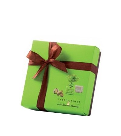 Tartufi dolci al pistacchio, Astuccio verde Perfetto