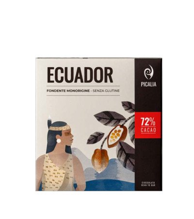 Tavoletta Cioccolato Fondente 72%, Ecuador