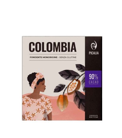 Tavoletta Cioccolato Fondente 90%, Colombia