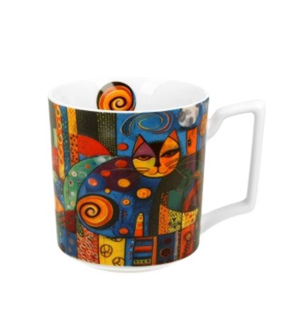 Mug Gatto In Città Collezione Arte Moderna 450Ml Confezione Regalo