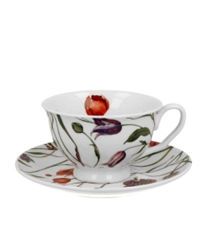 Mug Con Piattino Prato Fiorito