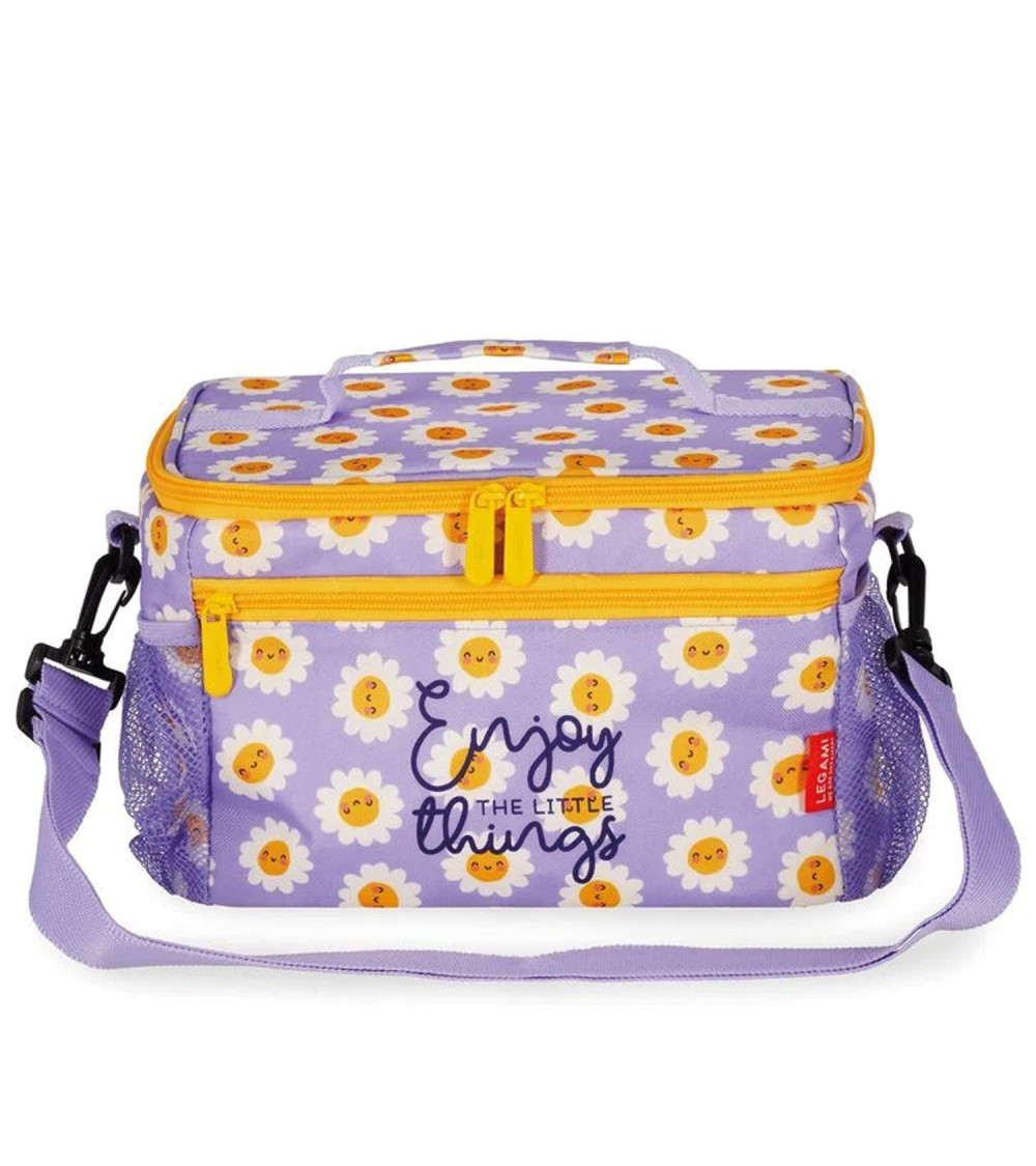 Borsa Porta Pranzo Margherite con zip Borsa Porta Pranzo Margherite con zip