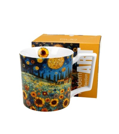 Mug Girasole Collezione Arte Moderna 450Ml Confezione Regalo