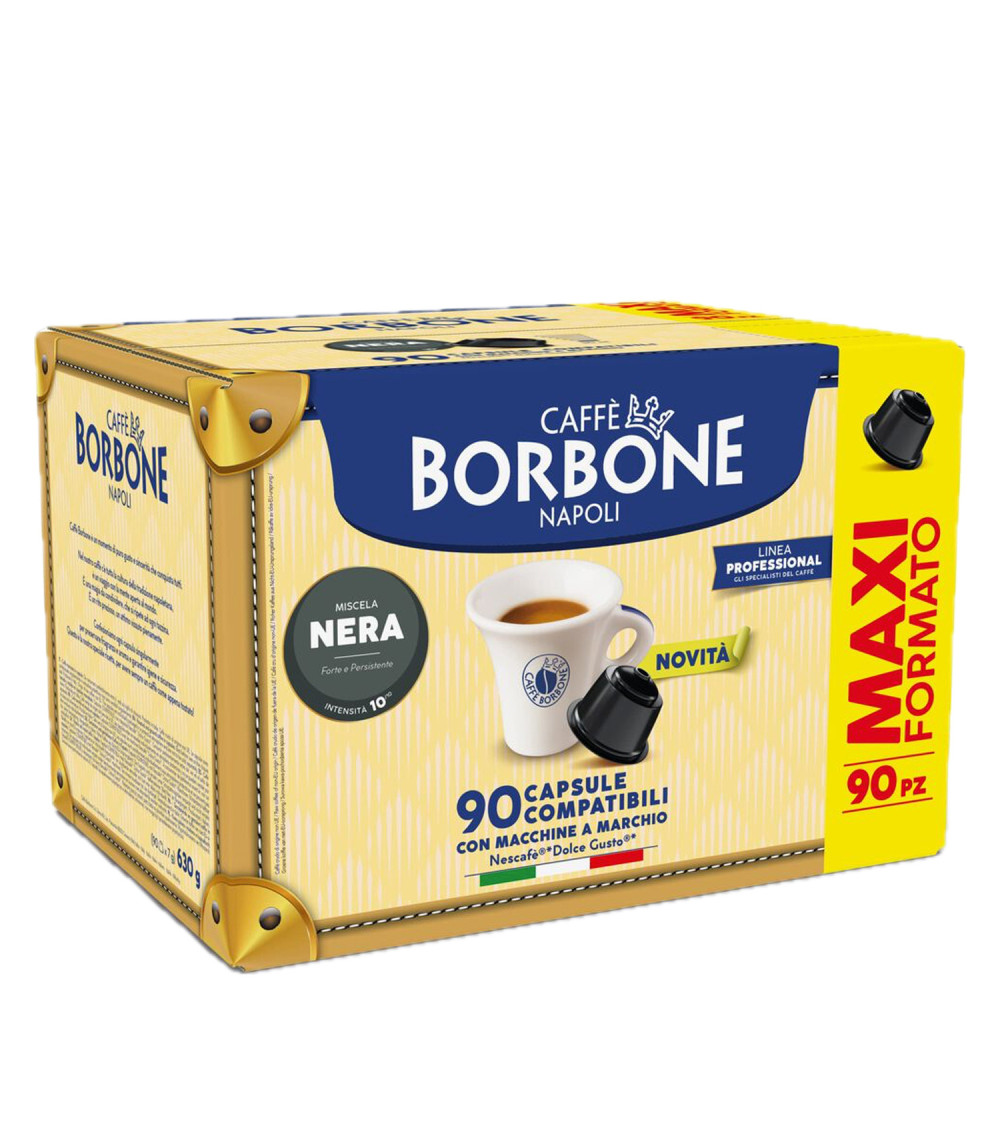 Caffè Borbone Dolce Gusto Nera 90pz Caffè Borbone Dolce Gusto Nera 90pz