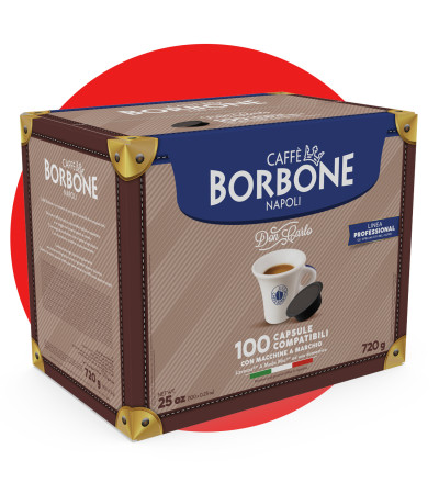 Caffè Borbone 100 Capsule A Modo Mio Don Carlo Miscela Rossa