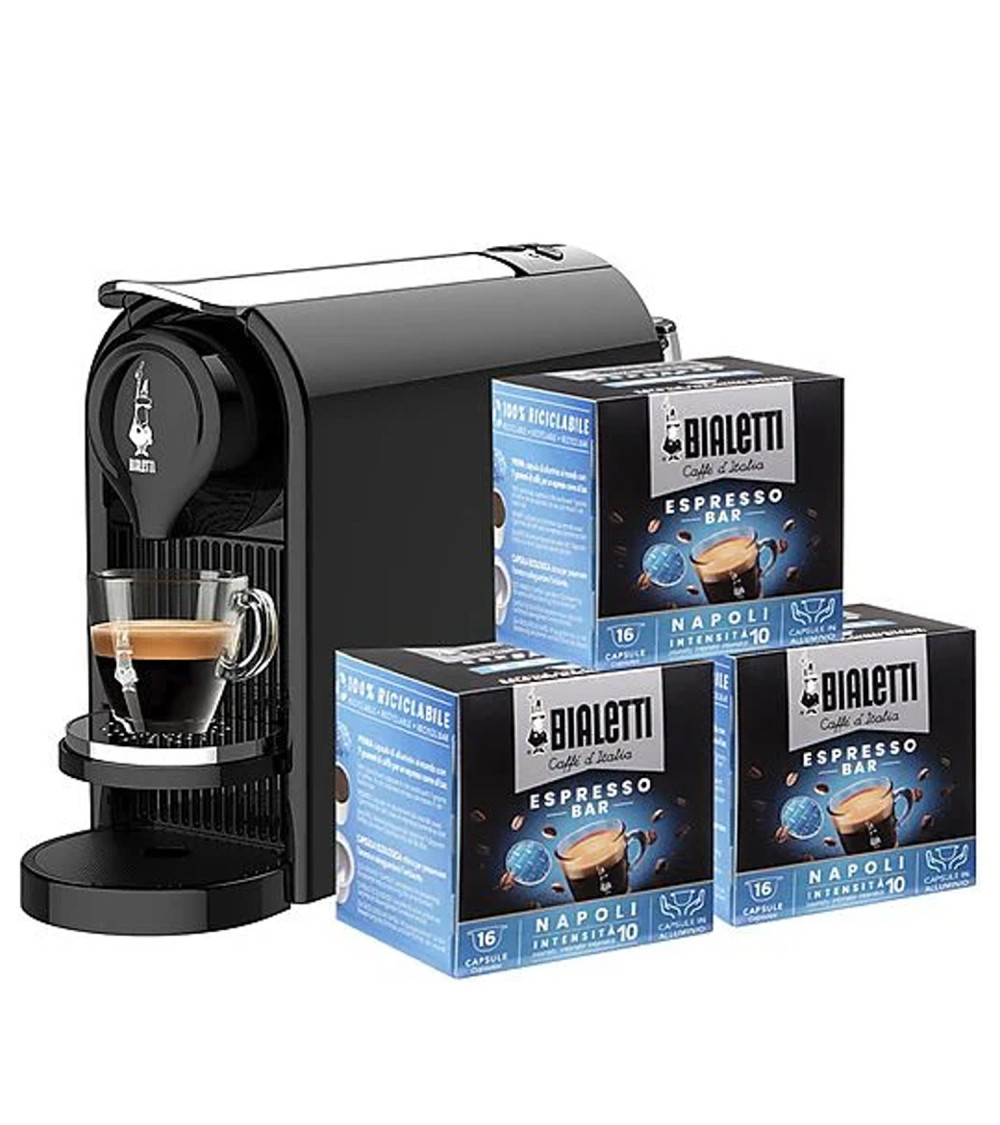 Macchina Da Caffè Bialetti Bundle Gioia Plus Rosso + 48 Capsule Macchina Da Caffè Bialetti Bundle Gioia Plus Rosso + 48 Capsule
