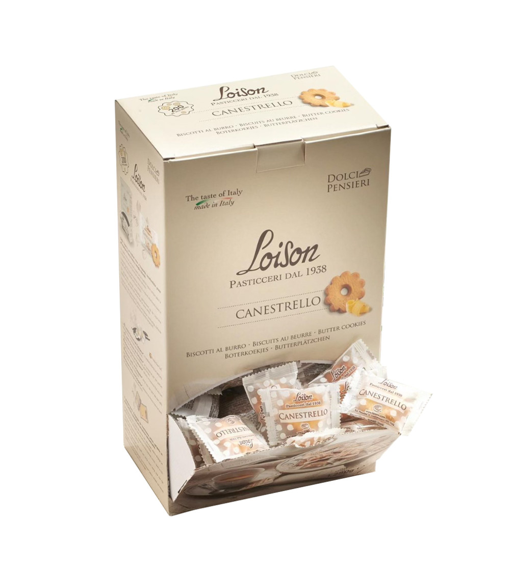 Biscotto Monoporzione Loison Canestrello Da 1250gr 200pz Dispenser Biscotto Monoporzione Loison Canestrello Da 1250gr 200pz Dispenser